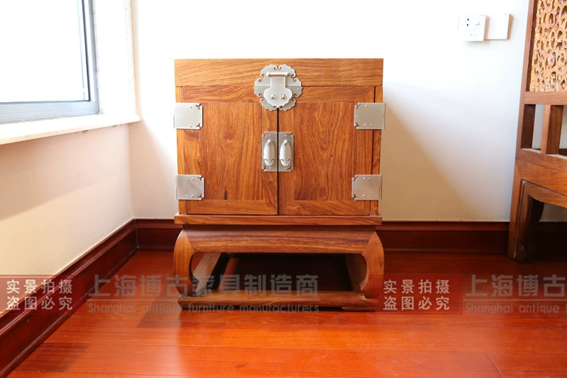 Nguyên Đán gỗ đàn hương đỏ đồ nội thất phòng khách nhím góc một vài mặt một vài Su bên lê gỗ hồng mộc gỗ gụ tủ tủ đầu giường - Bàn trà bàn trà mặt kính