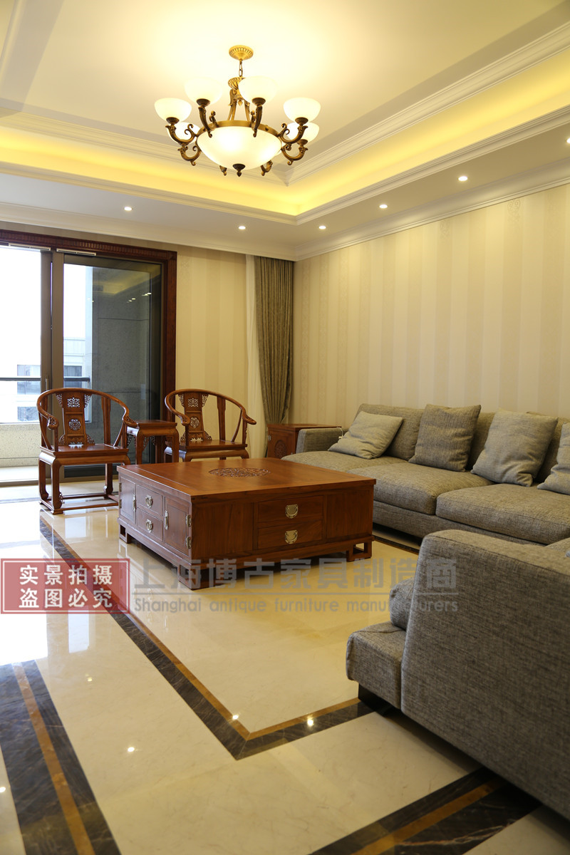 Trung Quốc smith Bogu mới Trung Quốc Hedgekey gỗ hồng mộc vuông bàn cà phê Phòng khách gỗ hồng mộc Su đồ nội thất cũ tro bàn trà - Bàn trà bàn tiếp khách văn phòng