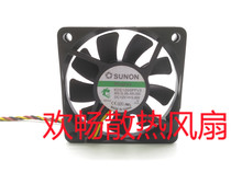 SUNON KDE1206PFV3 12V 0 6W 6cm 6010 Ultra-thin 3-wire Silent chassis fan