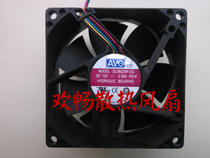 AVC DL08025R12U 12V 0 50A 4-wire 8025 8cm computer CPU AMD cooling fan
