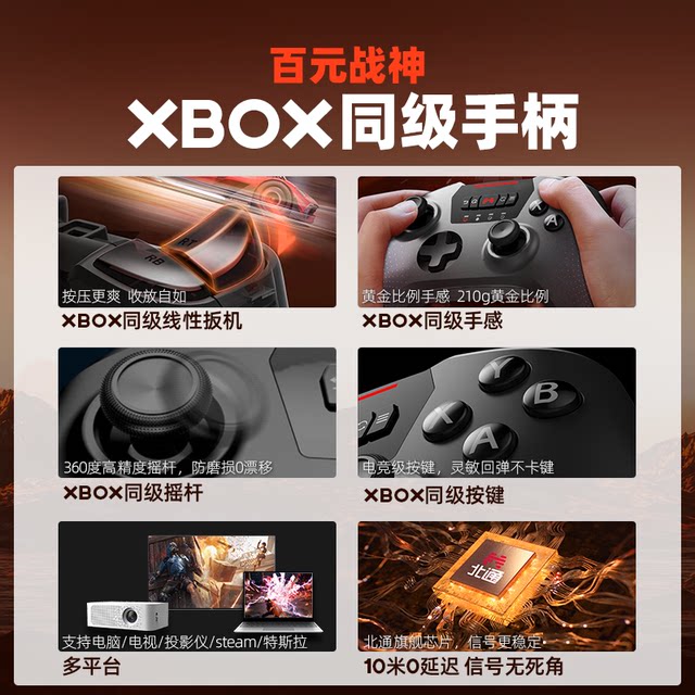 Beitong Spartan 2 Wireless Controller Game Controller PC Version Xbox Controller Tesla Cable TV Notebook Steam Controller Horizon 4fifa5 ສອງຄົນ Spartan 3