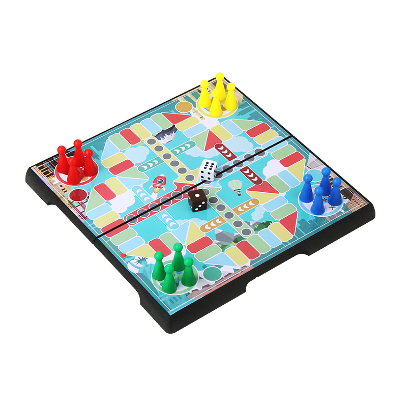UB AIA Flight chess China Checkers China Checkers Flipped Chess Black White Chess Snake Ladder Chess Children Puzzle Games Toys