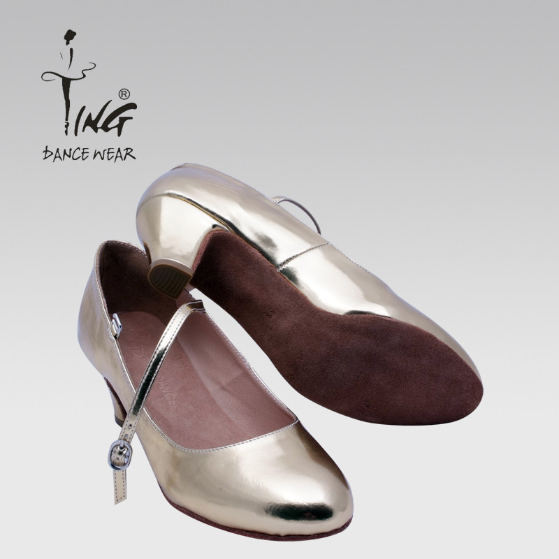 Chen Ting Dance Shoes Xinjiang Dance Shoes Ethnic Dance Shoes Square Dance Practice Shoes Middle Heel Dance Shoes Female