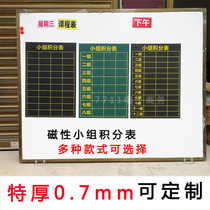 Magnetic blackboard paste group integral table magnetic paste classroom competition form appraisal form teaching aid ratio