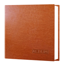 PU leather family sticky film album this custom baby growth record album couple gift album