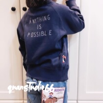 The Quanma family just needs to return to the field for the boys baby embroidery Little Penguin Childrens sweatshirt in the Spring Festival