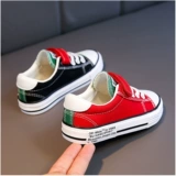 Детские тканевые туфли для мальчиков, обувь, универсальные кроссовки, осенние, 2022, тренд сезона, в корейском стиле