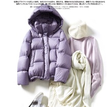 High-end 95 white goose down jacket womens short 2021 Winter New thick hooded cold-proof fashion bread suit