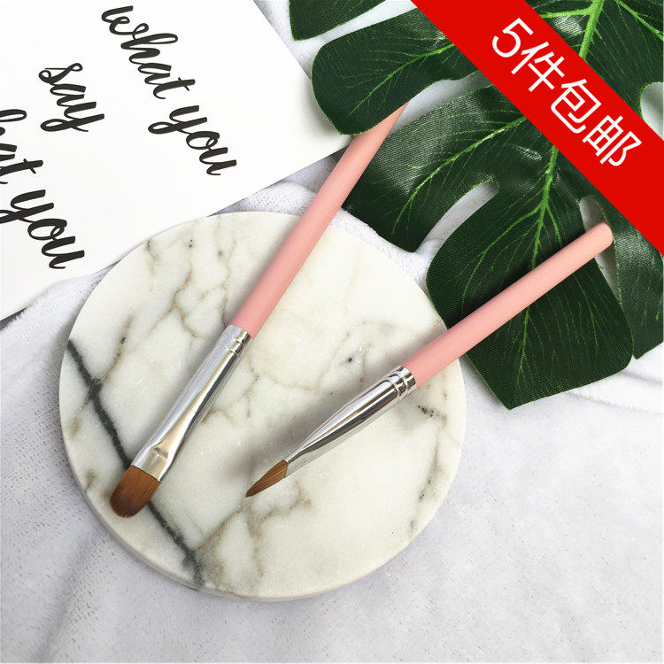 Special Concealer Brush Yellow Wolf Tail Animal Hair Beginner Beauty Tool Yellow Wolf Tail Qingxian Pure White Makeup Brush