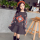 Girls autumn suit 2022 new trendy middle and big children's liner autumn and winter fashion foreign style knitted sweater two-piece set