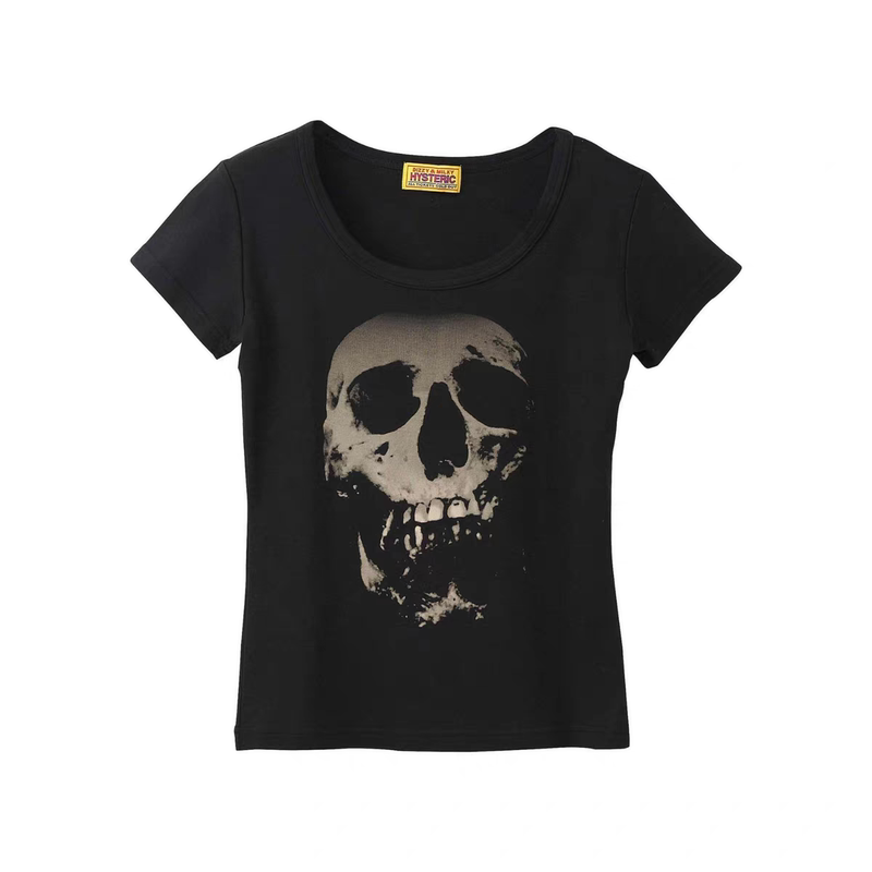 Hysteric Glamor Hysteric Style Strawberry Skull Short-Sleeved T-Shirt