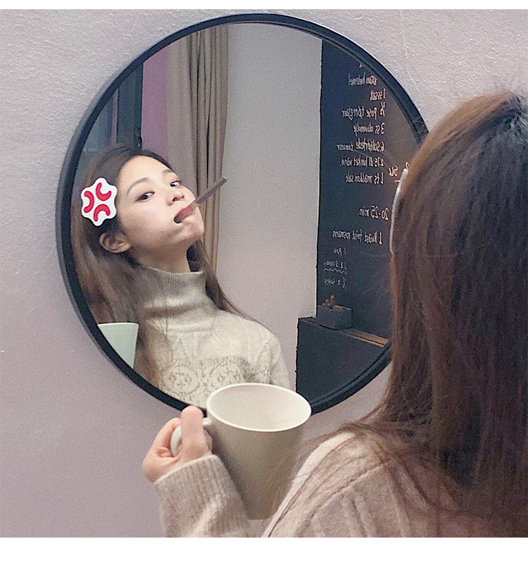 Funny gói gói ma thuật Hàn Quốc siêu dễ thương phim hoạt hình dính cô gái pu rửa mặt gãy tóc bangs dán - Phụ kiện tóc kẹp tóc nơ