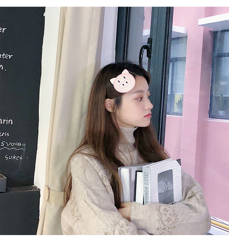 Funny gói gói ma thuật Hàn Quốc siêu dễ thương phim hoạt hình dính cô gái pu rửa mặt gãy tóc bangs dán - Phụ kiện tóc kẹp tóc nơ