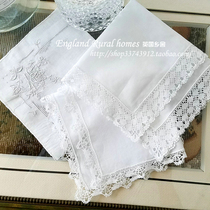(Foreign gift letter * Qingzhou Prefecture Lace) Foreign trade export handmade lace retro Lady handkerchief