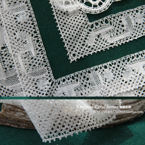 (Aesthetic reproduction * high-end Qingzhou Prefecture hand lace) Foreign trade old inventory * super thin wire hand-woven