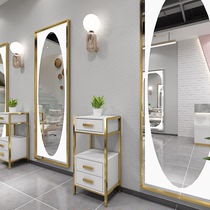 New gold-plated hairdressing shop tool cabinet hair salon tool car fashion barber shop ironing special stainless steel cart cabinet