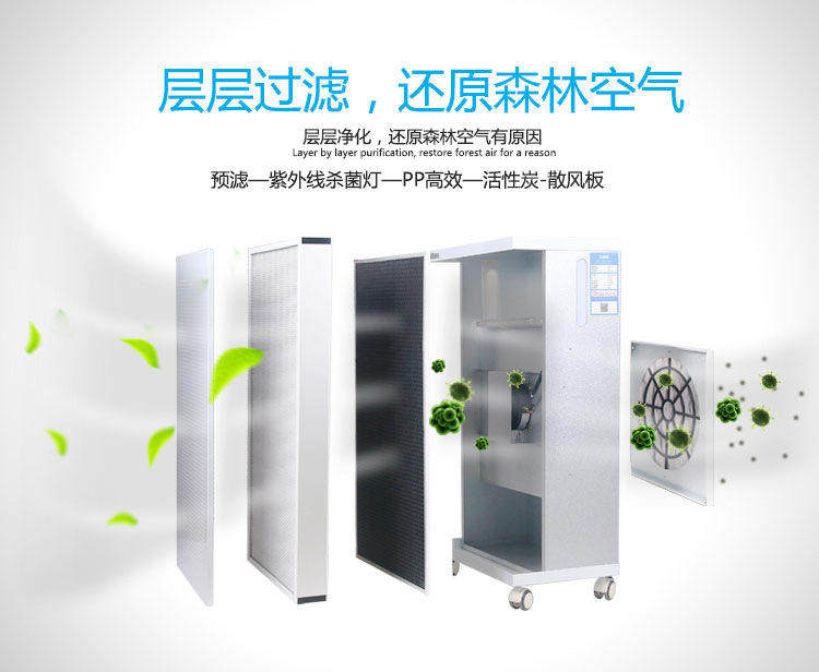 新风ffu空气净化器杀菌除甲醛除雾霾pm2.5工业级