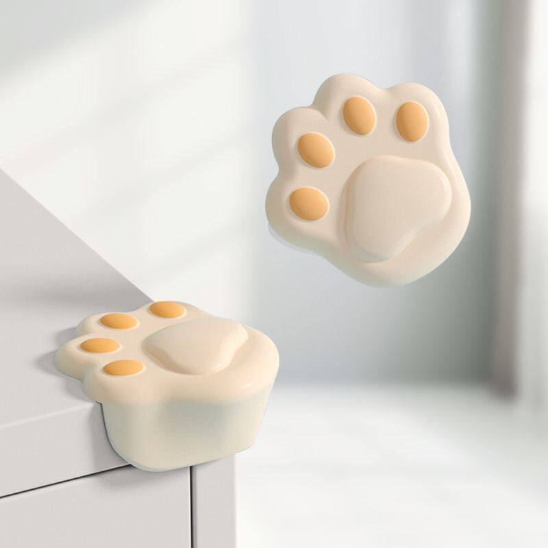 Cute cat claw table corner anti-collision corner protector children's anti-collision table coffee table soft silicone corner protective cover
