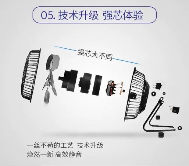 Mini 4 inch usb quạt nhôm lá sinh viên ký túc xá văn phòng làm mát máy tính xách tay giường nhỏ - USB Aaccessories