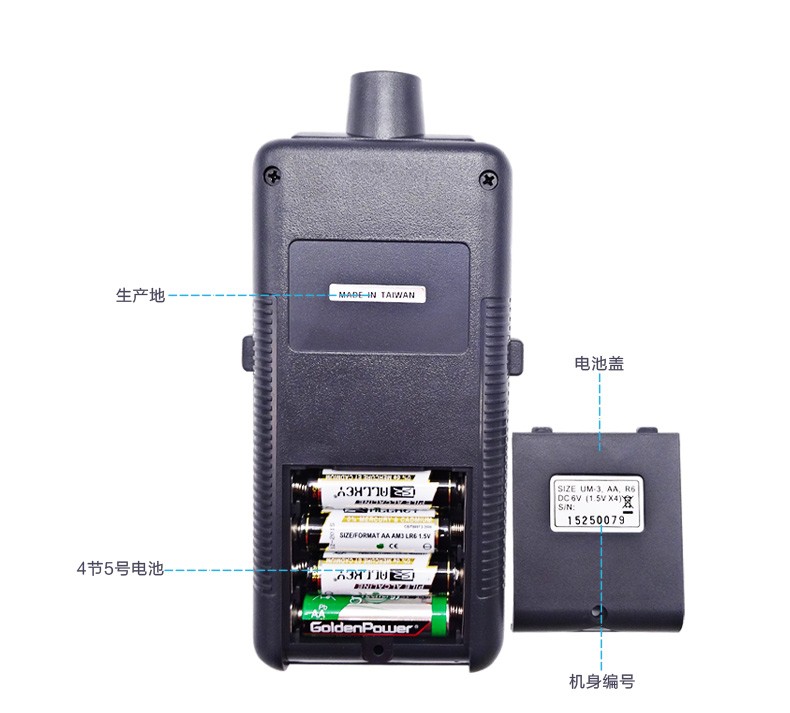 Taiwan Taishi non-contact photoelectric tachometer RM-1000 high precision digital electronic tachometer speedometer