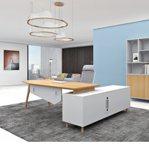 Desk Boss Table Minimalist Modern Big Bandae President Table Manager Table Manager Table Single Desk Chair Combinations