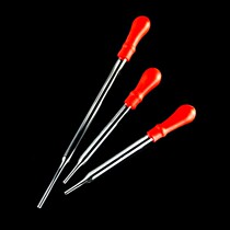 Glass dropper straw glue head mixing wine 15cm experimental dropper bottle instrument Red Hat reagent mixing cocktail 9cm