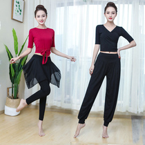 Modern Latin dance suit suit Female adult Chinese dance practice suit Teacher body basic training suit Student
