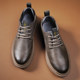 Casual leather shoes men's Martin boots men's low-cut men's shoes 2026 spring and autumn style Martin shoes workwear British style