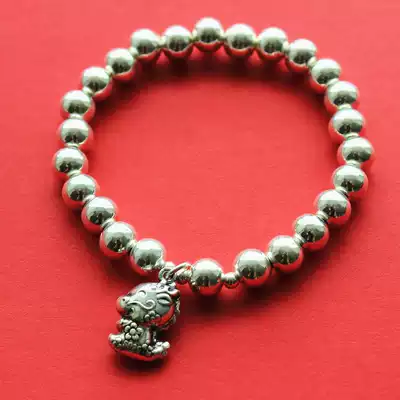 Muhuang jewelry one store:925 sterling silver 12 zodiac beads bracelet fashion men and women couples universal personality