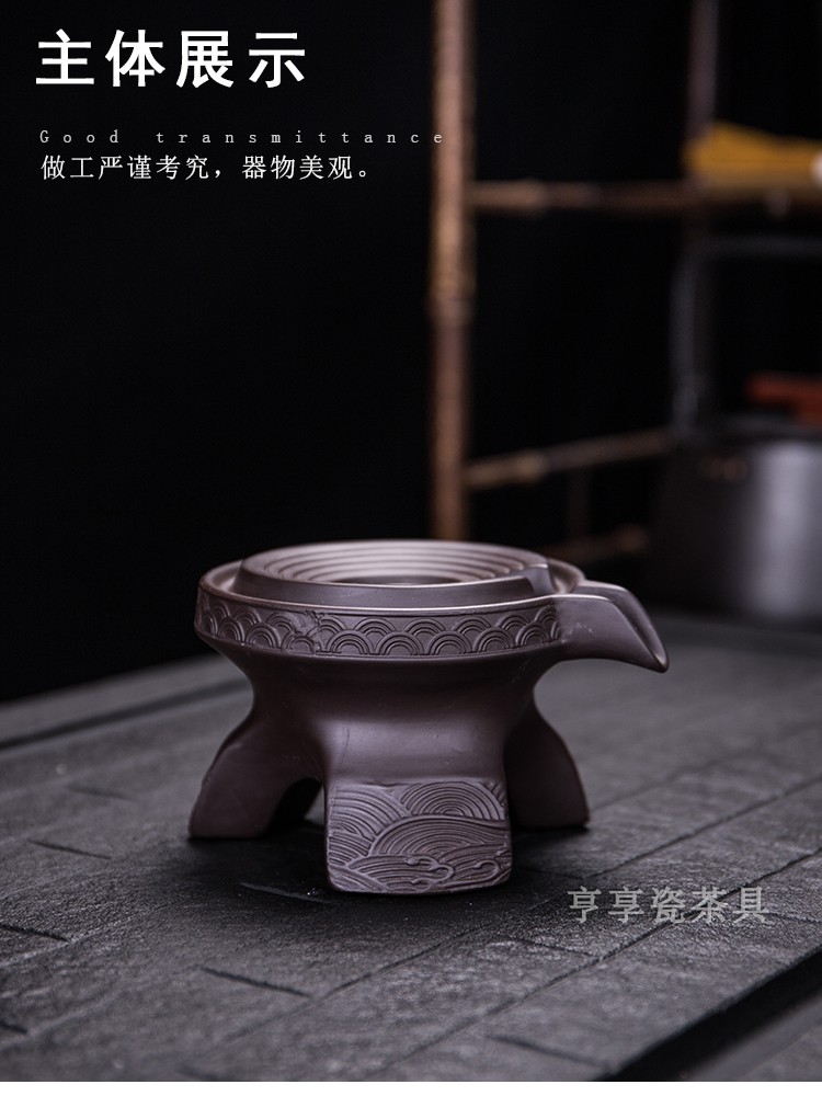 Shu of violet arenaceous lazy stone mill semiautomatic fortunes ceramic kung fu tea sets tea caddy fixings