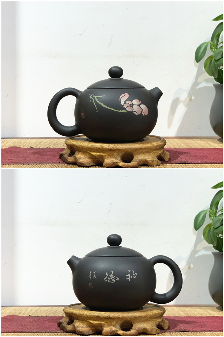 Shu also built water purple pottery teapot tea set suit household single pot of kung fu tea set violet arenaceous kettle ceramic clay POTS is not purple