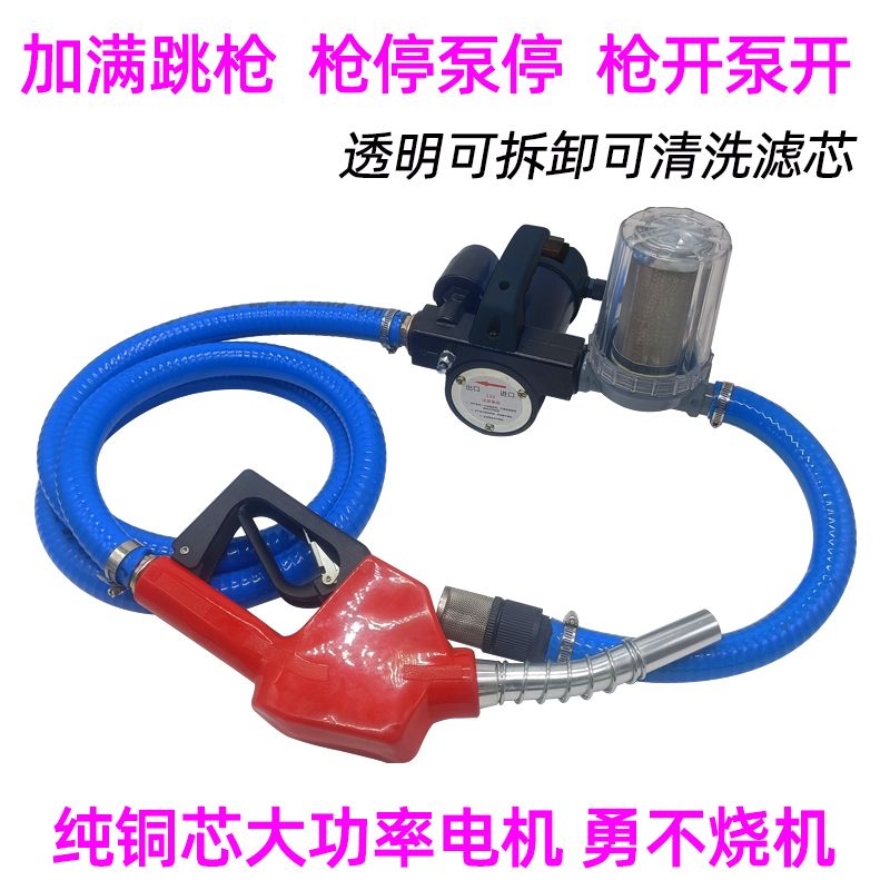 Diesel pump 12v2220v voltage pump electric pump pump pump oil pump oil pump oil pump measuring oil gun