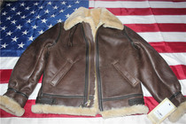 Schott NYC American fur One-piece Sheepskin 257S B-3 Bomber Jacket