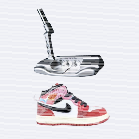 Tit通用泰特一字型直条推杆套 杆头套 高尔夫球杆保护套 球头帽套