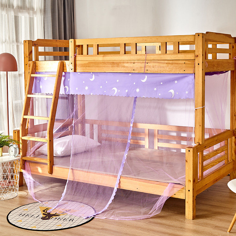 Upper width Lower narrow primary and secondary bed lower bed nets 1 5 m bunk beds 1 2 solid wood double bed up and down bed 0 9m mosquito nets