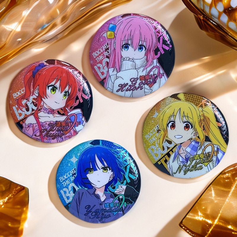 Lonely Rock Bar Double Flash Badge Yamada Ryo Goto Ichiri Kido Yudai Ijiki Hongxia Anime Merchandise