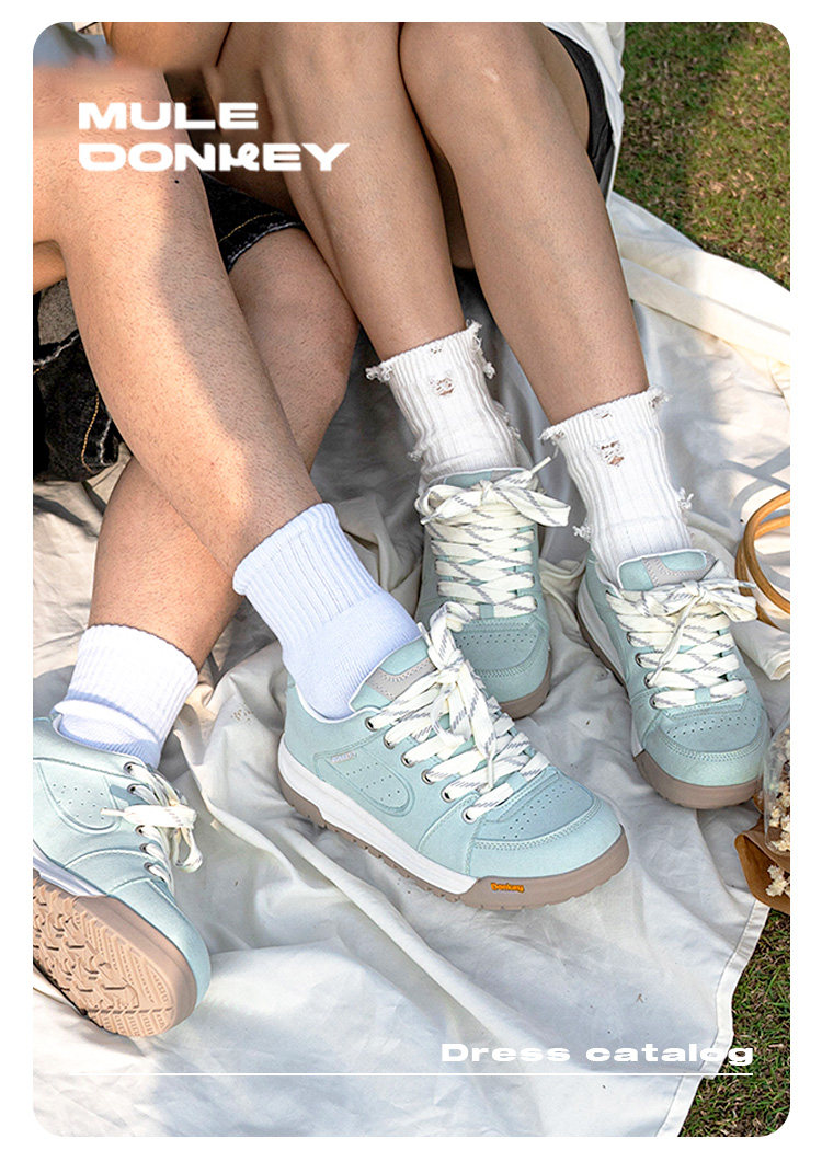 Mule Donkey Suede Platform Chunky Sneaker