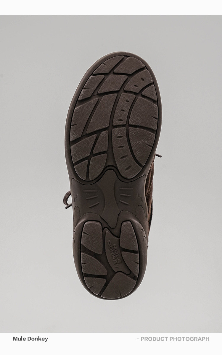 Mule Donkey Thick-Sole Microfiber Leather German Army Trainer