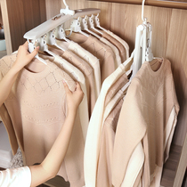 Folding clothes rack household clothes traceless clothes hanger adhesive hook storage rack multi-function Clothes Clothes support
