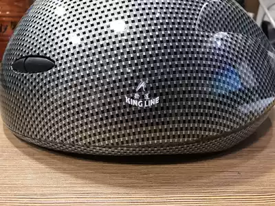 Short track speed skating helmet new carbon fiber Black