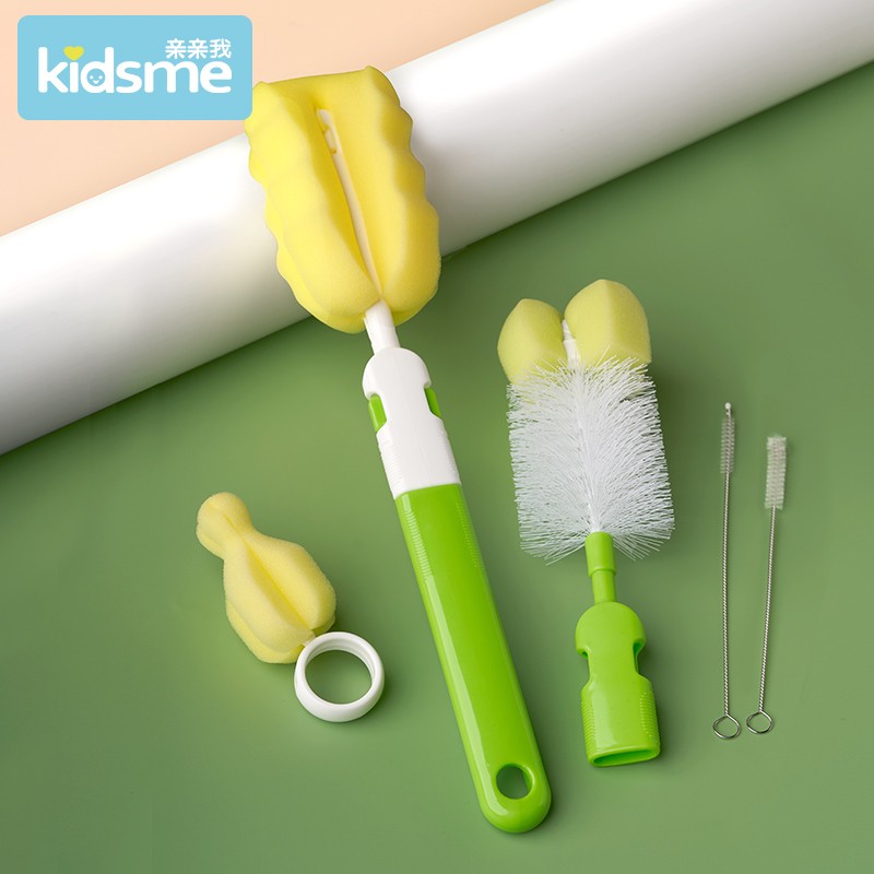 Mom my bottle brush sponge bottle brush cream brush bottle cleaning tool 5 pieces of baby products