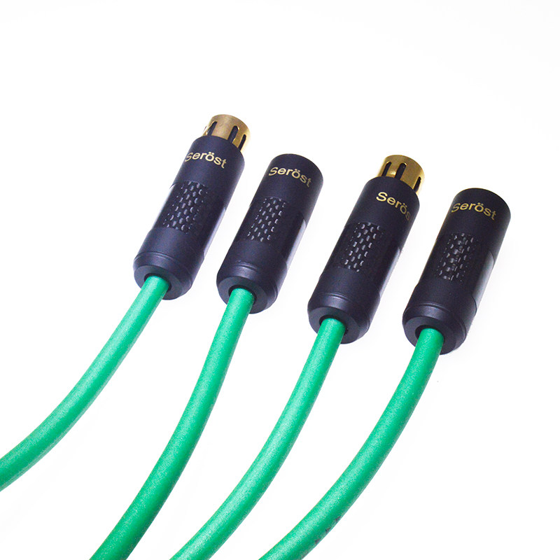 Sweden Serost Mi-3 single crystal copper silver-plated lotus CD power amplifier RCA signal Canon Cannon balanced machine line