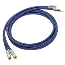 Swedish Serost Mi-1F oxygen-free copper silver-plated fever audio RCA male-to-male double Lotus signal audio cable