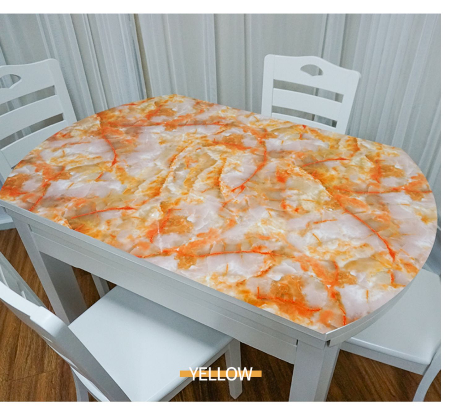 PVC nhựa mềm thủy tinh giả đá cẩm thạch mô hình bàn mat bàn cà phê TV tủ pad chống thấm chống nóng cách nhiệt khăn trải bàn - Khăn trải bàn mẫu khăn trải bàn ăn đẹp