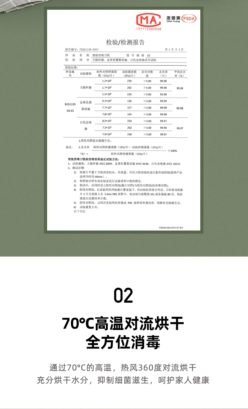 MEY集米 X2 家用智能消毒刀筷架 图5