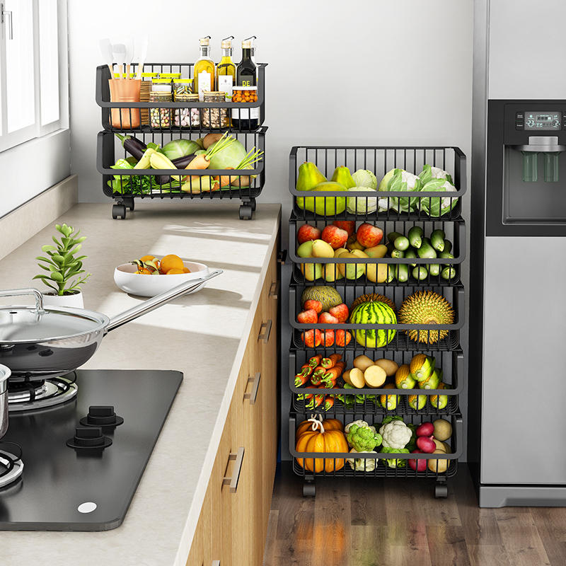 Mobile Kitchen Fruit & Veggie Cart