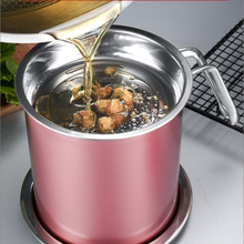 【创立升】厨房神器304不锈钢滤油储油壶