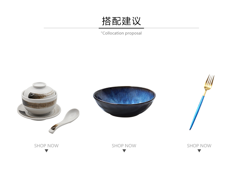 Tao soft light key-2 luxury blackish green up phnom penh crockery bowl of fruit salad bowl 0 soup bowl rainbow such as use the steak