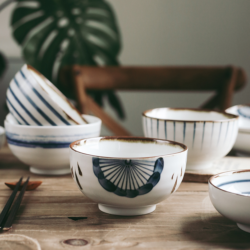 Tao soft is 6 inch ceramic tableware under the glaze color Japanese noodles in soup bowl bowl household rainbow such as bowl soup bowl, lovely rainbow such use