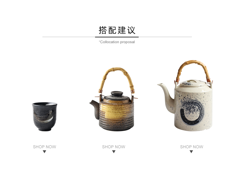 Tao soft Japanese ceramics single kung fu tea water steam soup kettle with restoring ancient ways do old household small capacity of the teapot